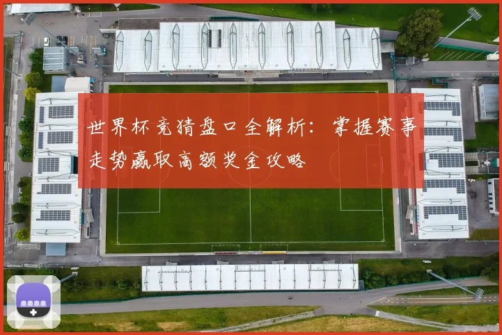 世界杯竞猜盘口全解析：掌握赛事走势赢取高额奖金攻略
